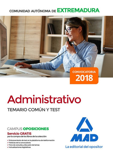 Administrativo Comunidad Autonoma Extremadura Temario Com...