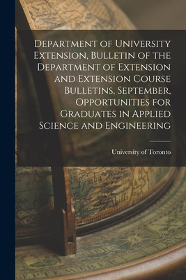 Libro Department Of University Extension, Bulletin Of The...