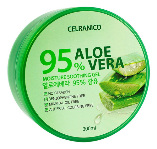 Gel Aloe Vera Humectante Celranico 300ml - Sally Beauty