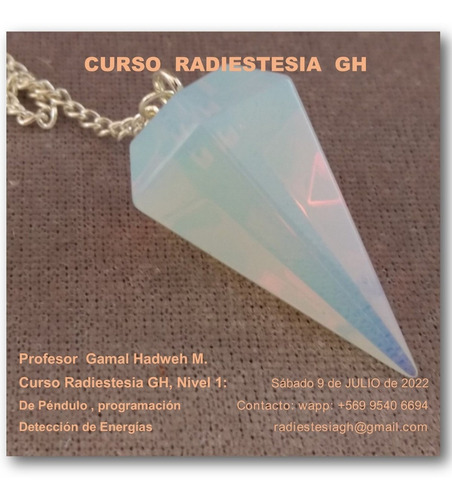 Imagen 5 de 5 de Curso De Radiestesia 11 De Marzo 2023 $ 60.000 Nivel I