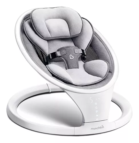 Silla Mecedora Para Bebe Bluetooth Gris