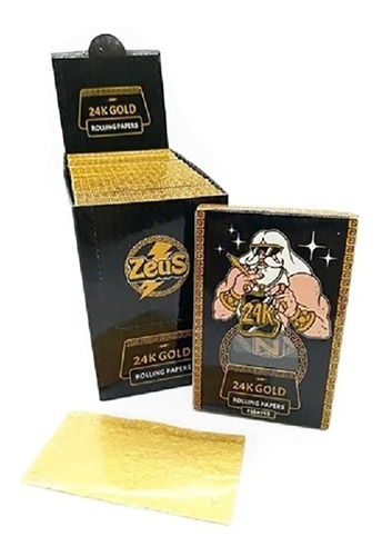 Papel Para Armar Oro Gold 24k 1 1/4 Zeus - Ramos Grow