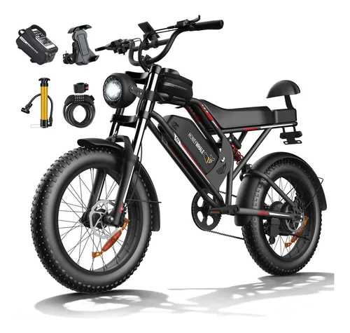 Honeywhale K6S Bicicleta Elétrica Adulto, 1080w-65km-55km/h-150KG...