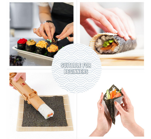 Kit De Fabricación De Sushi 27 En 1 Para Principiantes