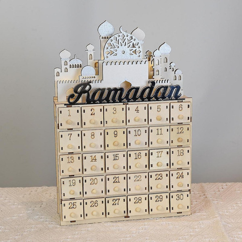 Calendario De Adviento De Ramadán Led, Decoración De Eid