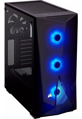 Imagen 4 de 10 de Gabinete Corsair Carbide Spec Delta Rgb Black Midtower 3xfan