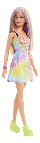 Barbie Mechas Arcoiris MercadoLibre