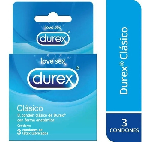 Durex Clasico 12 Pack Condones 36 Preservativos