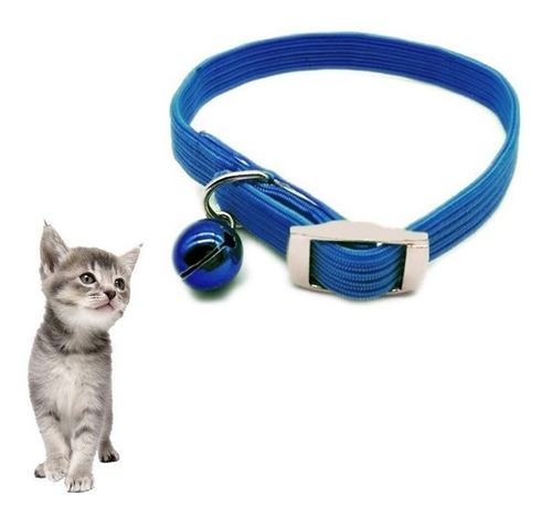 Collar Gato Elastizados C/ Cascabel