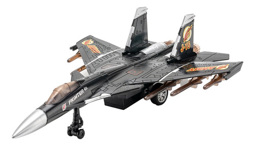 Avión De Combate Fundido A Presión, Avión De Negro1c