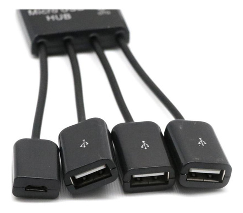 Quatre En Un Micro Usb Otg Hub Adaptador Cable Para Android