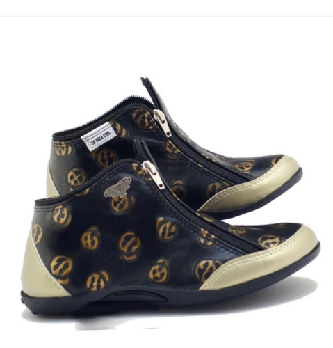 Imagen 3 de 7 de Zapatillas Infantiles Te Para Tres Cuero Ecológico