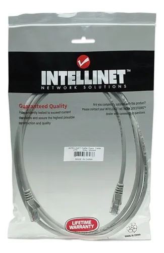 comprar Cable De Red Intellinet 1 Mts Cat 5e Utp Gris Mod 318921