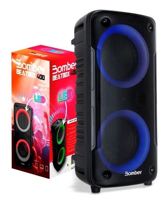 Caixa Bluetooth Bomber Beatbox 400 Mercado Livre