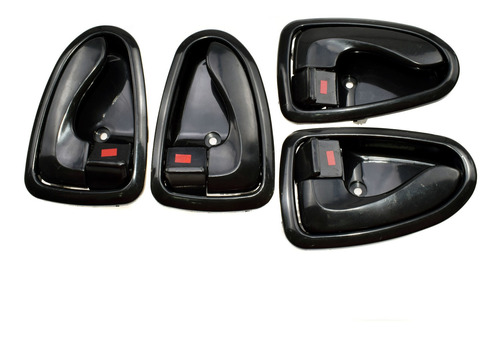 Manija Interior Dodge Verna Negro 2000 -2004 4 Piezas