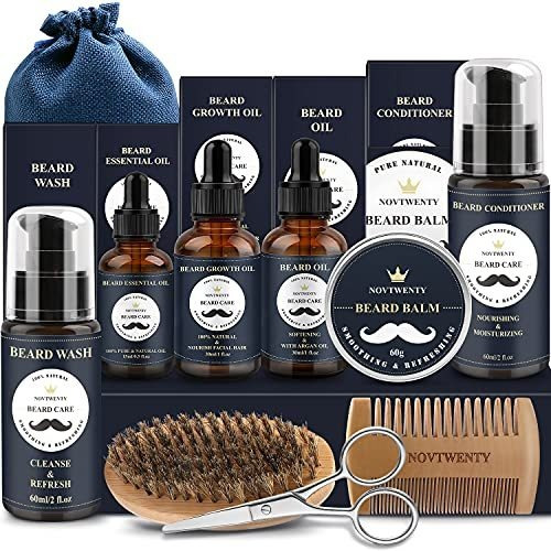 Kits De Aseo Para Barba, Kit De Crecimiento De Barba 10 En 1