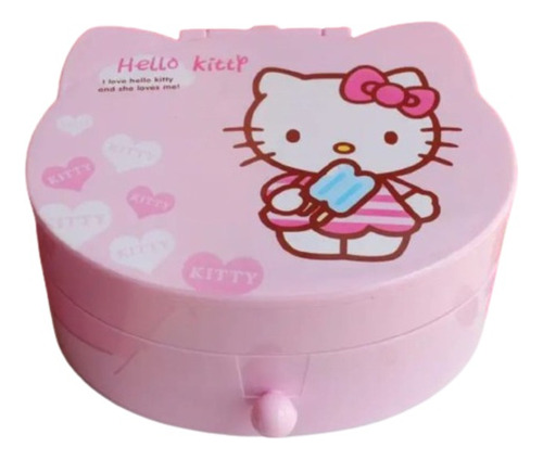 Joyero Organizador Con Espejo Hello Kitty 