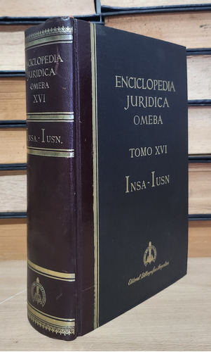 Enciclopedia Jurídica Omeba Tomo Xvi