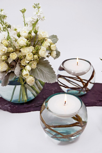 10 Velas Flotantes Para Eventos Aluzza