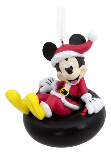 Adorno Navideño Mickey Mouse Clásico De Disney Pose Caract