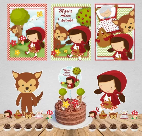 Bolo Chapeuzinho Vermelho Little Red Ridding Hood cake  Bolo da chapeuzinho  vermelho, Festa da chapeuzinho vermelho, Chapeuzinho vermelho