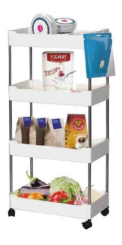 Carrito Organizador De 4 Niveles Estante Para Cocina 