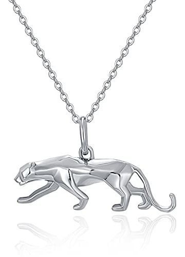 Collar - Altanbiao Leopard Necklace For Women 925 Sterling S