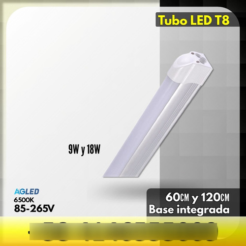 Tubo Led T8 18w 120cm Cbase Integrada 6500k 85-265v