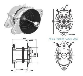 Alternador Zm Alt-9020502