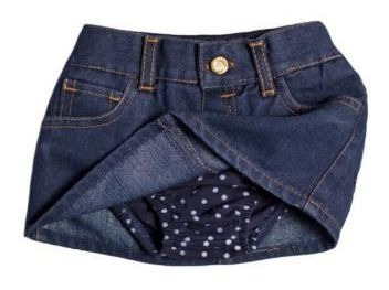 Imagen 1 de 1 de Falda Bambino Baby Jean Para Bebes