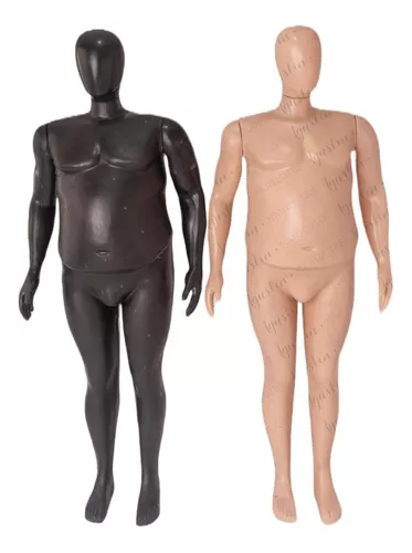 Maniquí hombre recto sin base talle 40 plástico - Maniquies Agustin