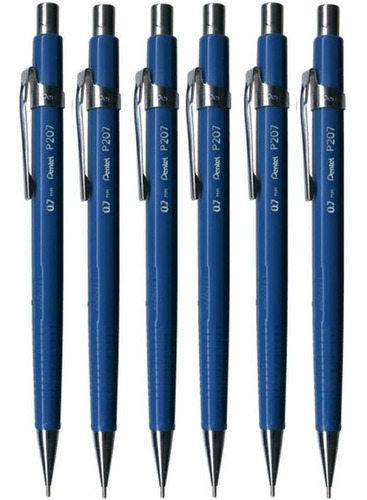 Bolígrafo De Dibujo Pentel De 0,7 Mm (p207-c) Azul Serie P20