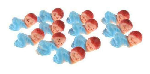 2x24 Piezas Mini Figuras De Bebé Durmiente Baby Shower