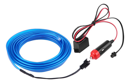 Panel Interior Led Frío Azul Con Panel Neon Strip Dc, 12 V,