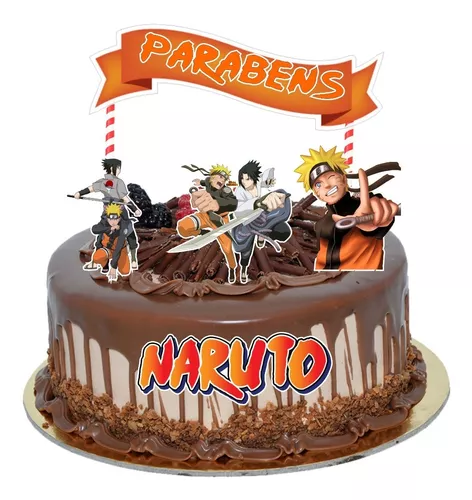 ARQUIVO para topo de bolo Naruto - muito completo +1 tema