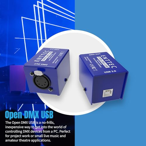 Interfaz De Iluminación Usb Enttec Open Dmx 70303 - Model Bs