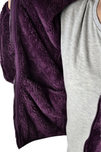 Imagen 10 de 10 de Campera Peluche Piel Corderito Mujer The Big Shop