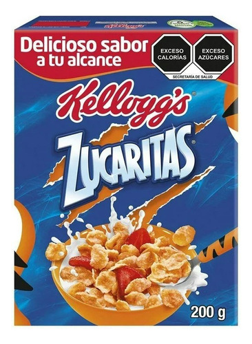 4 Pza Cereal Kellogg's Zucaritas 200 G