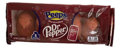 Bombones Marshmallow Peeps Sabor Dr Pepper 42 Grms