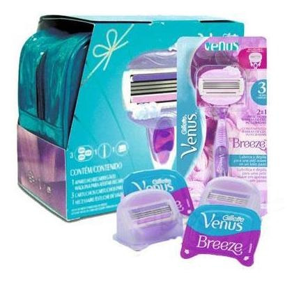 Imagen 2 de 3 de Pack Afeitadora Gillette Venus Breeze+3 Repuestos