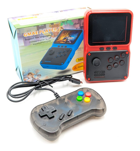 Nintendo Mini Consola Portatil 500 Juegos + Control