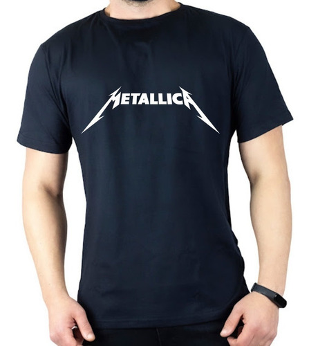 Camiseta De Rock Banda Metallica Promoção