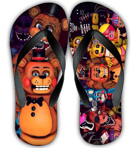 Chinelo Infantil Five Nights At Freddys Menino E Menina