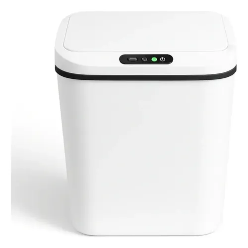 Lixeira Inteligente Sensor Automática 16L Branco