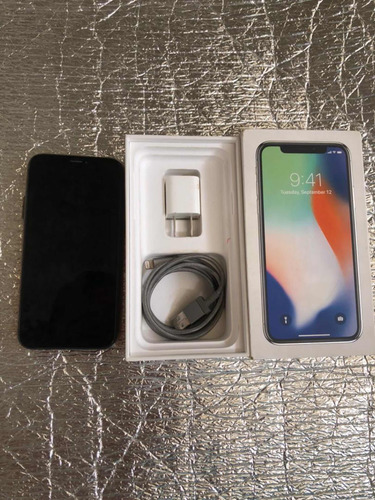 iPhone X De 256gb Con Caja Y Accesorios