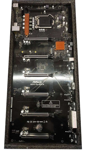 Placa Madre Asrock Btc H510 Pro Motherboard Mineria 6 Pci