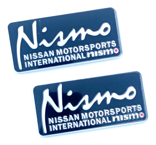 Par Emblemas Nismo Metálicos Para Nissan Tunning Deportivo