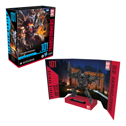 Transformers Studio Series Scourge Clase Líder Camión Museo