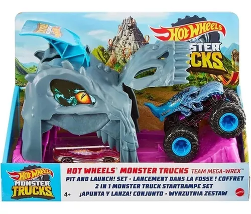 Monster Truck Hot Wheels Escala 1:64 Caminhão De Brinquedo 4+ Anos Em Metal  - Original Mattel