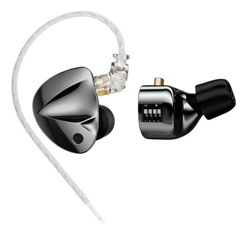 Audífonos Kz D-fi Sin Micro Con 4 Interruptores De Afinación Color Negro